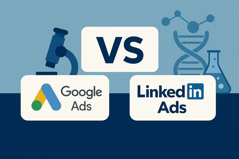 Google Ads vs. LinkedIn Ads What works best for life sciences_DauntlessDonkey